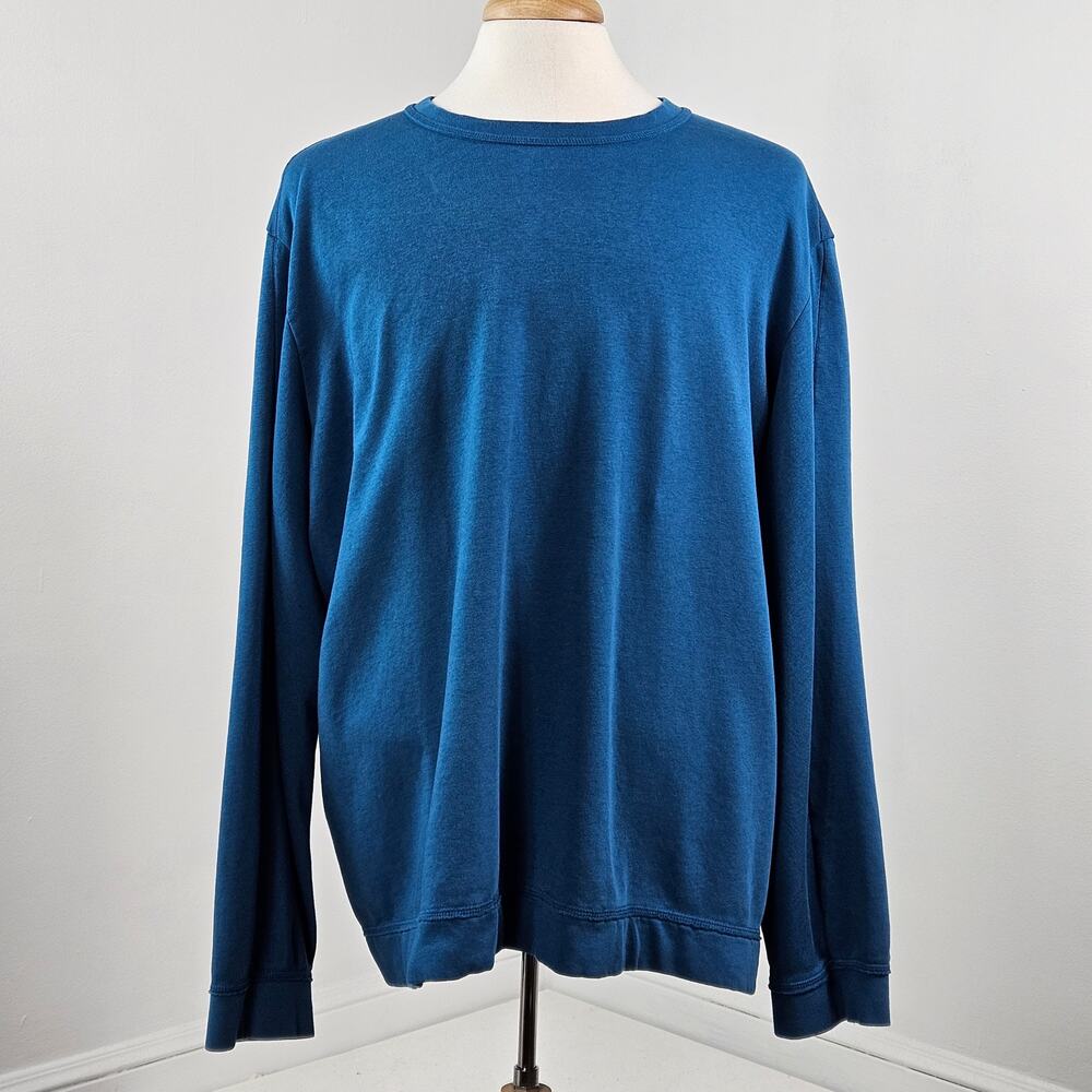 Nike Yoga Therma-Fit Teal Blue Pullover Activewear Sweatshirt | Men's XXL | FLAW